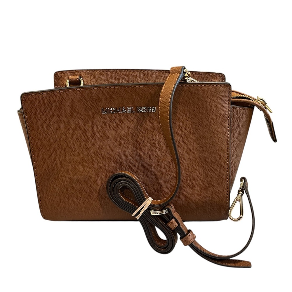 Michael Kors Selma Medium Crossbody Bag in Brown - Picture 3 of 4